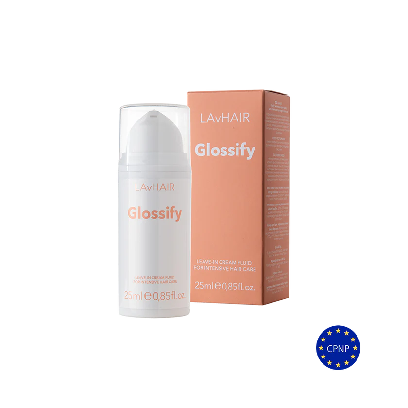 LAvHAIR - Glossify - Leave-In Cream-Fluid for Intensive Hair Care, 25ml *EXPIRY 03/26*
