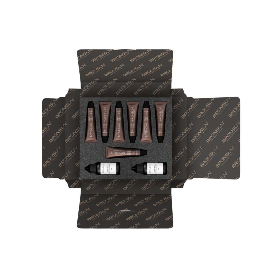 Bronsun - Cream Dye Set with Developer