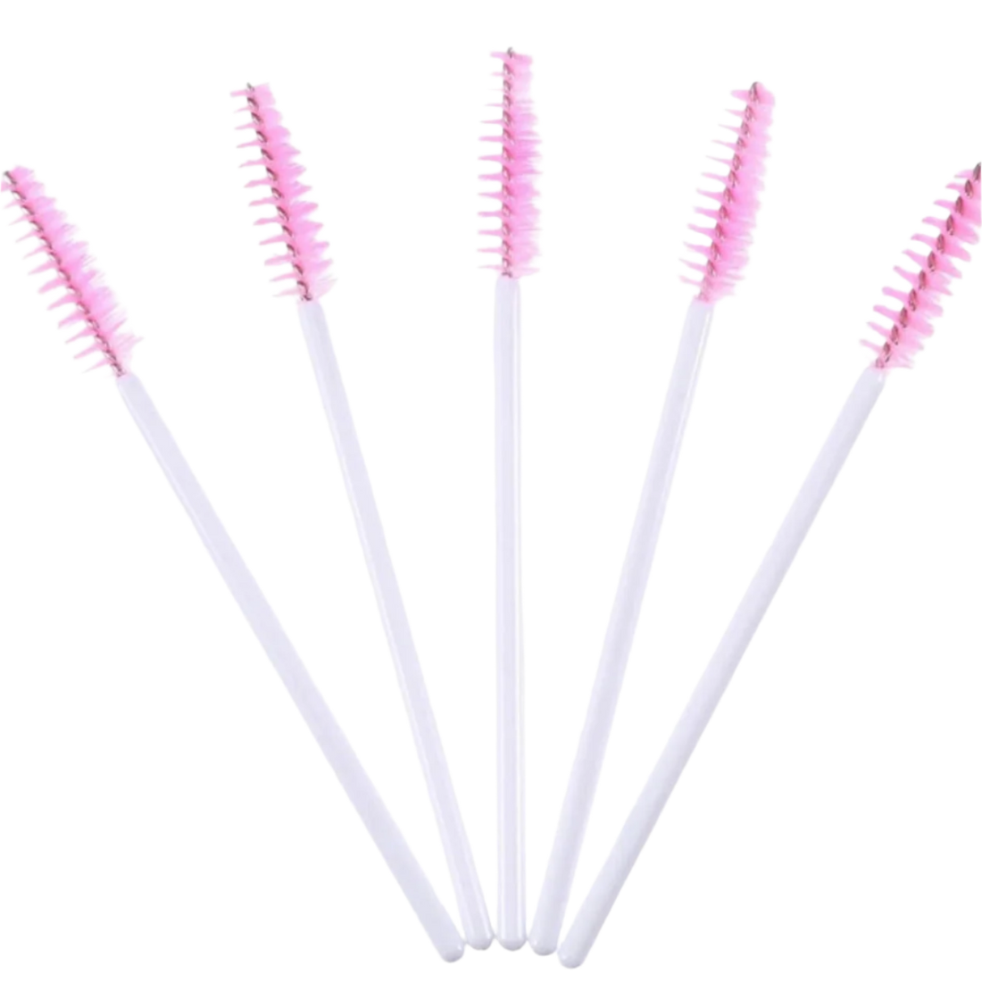 Disposable Mascara Wands - White &amp; Pink