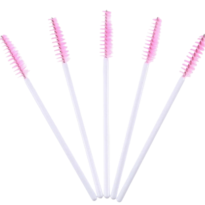Disposable Mascara Wands - White &amp; Pink