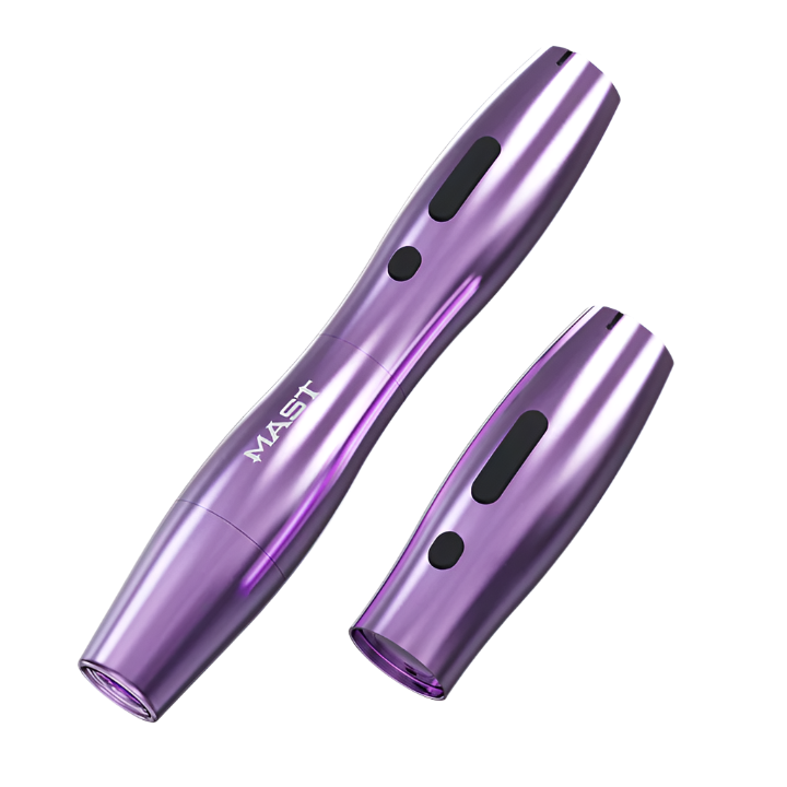 Dragonhawk Mast P20 Wireless Tattoo Machine w/Extra Battery - Purple