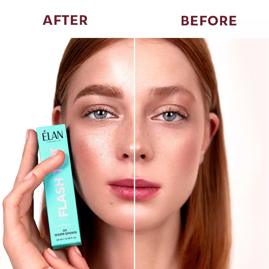 ÉLAN - Eyebrow Flash Tint, 10ml - 13 Milk Chocolate (Warm Brown)